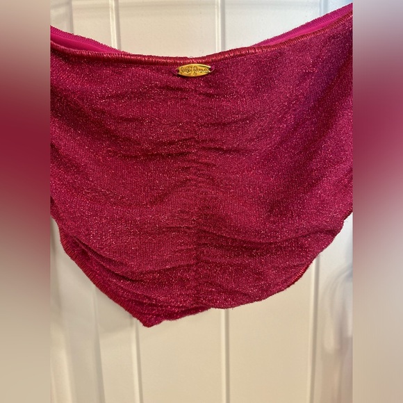 Luli Fama hot pink sparkly bikini - Picture 6 of 9